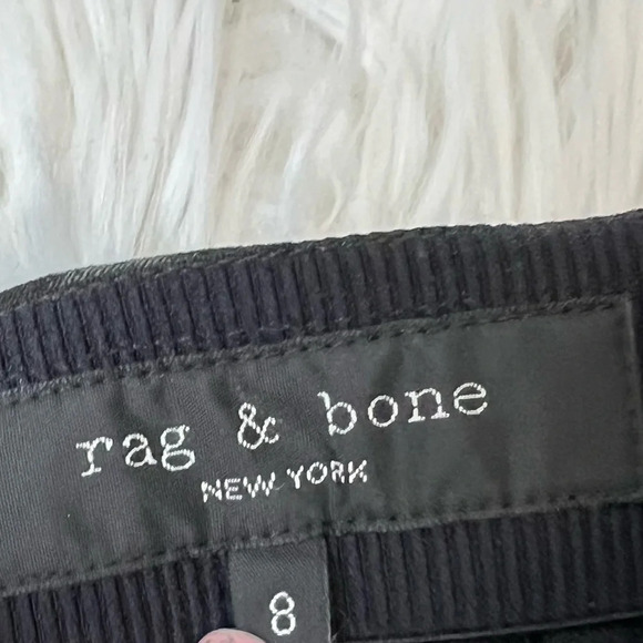 Rag & Bone Simone Leopard Print Zip Pocket Pants Black and Grey Casual Women’s 8 - Picture 7 of 11